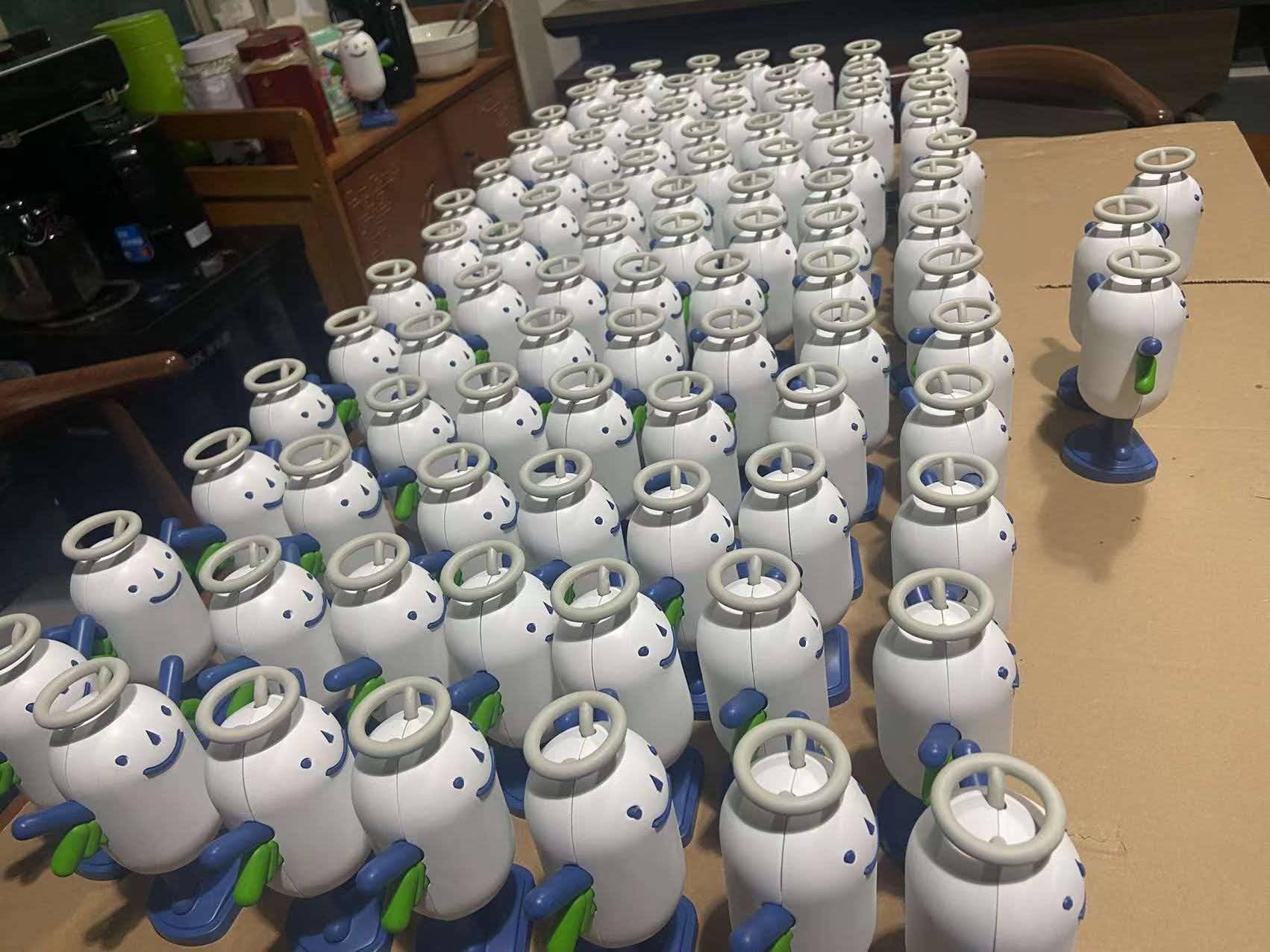 Batch of printed parts